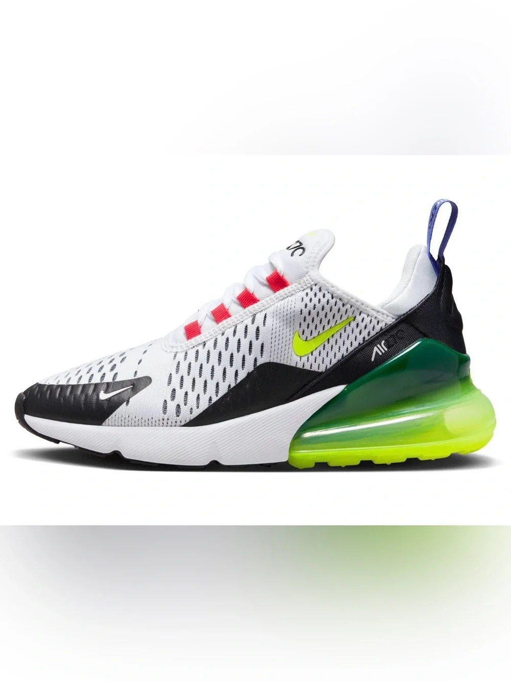 Nike Air Max 270 - White Volt Siren Red